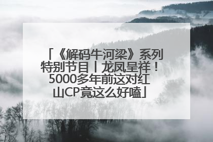 《解码牛河梁》系列特别节目丨龙凤呈祥！5000多年前这对红山CP竟这么好嗑