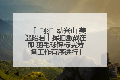 “羽”动兴山 美遇昭君丨挥拍激战在即 羽毛球锦标赛筹备工作有序进行