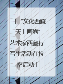 “文化西藏 天上画卷”艺术家西藏行写生活动在拉萨启动