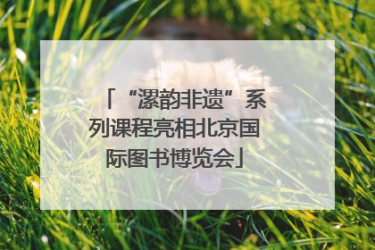 “漯韵非遗”系列课程亮相北京国际图书博览会