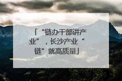 “链办干部讲产业”，长沙产业“链”就高质量