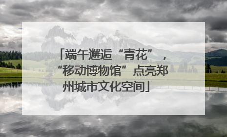 端午邂逅“青花”，“移动博物馆”点亮郑州城市文化空间