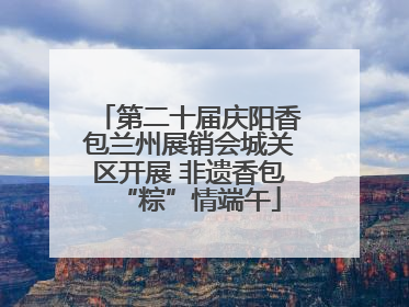 第二十届庆阳香包兰州展销会城关区开展 非遗香包“粽”情端午
