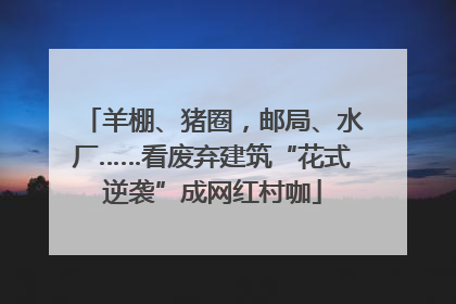 羊棚、猪圈，邮局、水厂……看废弃建筑“花式逆袭”成网红村咖
