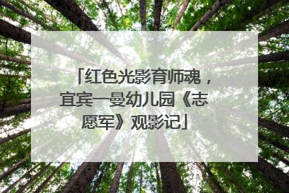 红色光影育师魂，宜宾一曼幼儿园《志愿军》观影记
