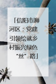 信阳市浉河区：党建引领绘就乡村振兴绿色“丝”路