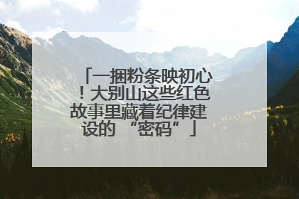一捆粉条映初心！大别山这些红色故事里藏着纪律建设的 “密码”