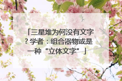 三星堆为何没有文字？学者：组合器物或是一种“立体文字”