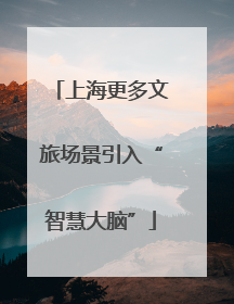 上海更多文旅场景引入“智慧大脑”