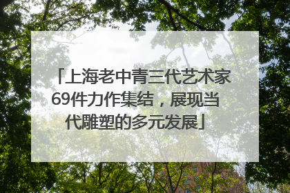 上海老中青三代艺术家69件力作集结，展现当代雕塑的多元发展
