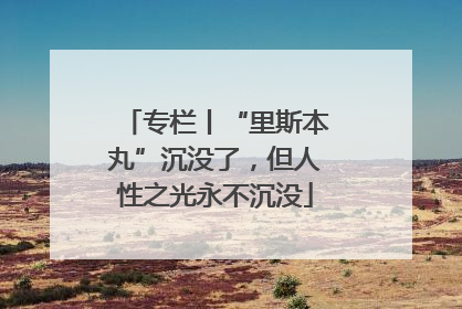 专栏丨“里斯本丸”沉没了，但人性之光永不沉没