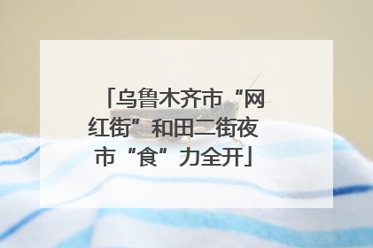 乌鲁木齐市“网红街”和田二街夜市“食”力全开