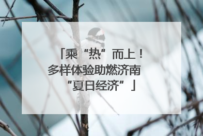 乘“热”而上！多样体验助燃济南“夏日经济”