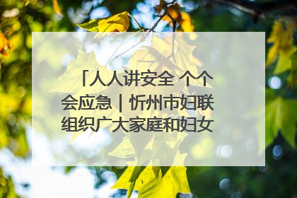 人人讲安全 个个会应急｜忻州市妇联组织广大家庭和妇女群众走进忻州市消防救援支队参观啦！