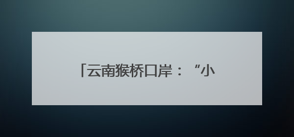 云南猴桥口岸：“小村庄”变“大市场”