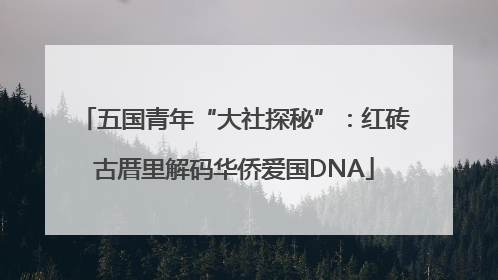 五国青年“大社探秘”：红砖古厝里解码华侨爱国DNA