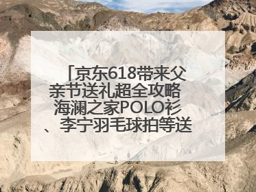 京东618带来父亲节送礼超全攻略 海澜之家POLO衫、李宁羽毛球拍等送到爸爸心坎上
