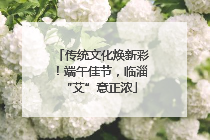 传统文化焕新彩！端午佳节，临淄 “艾”意正浓