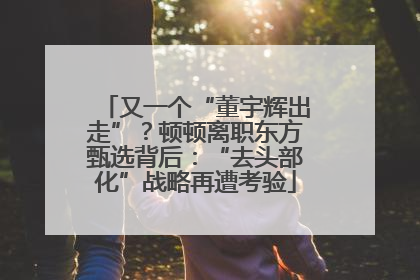 又一个“董宇辉出走”？顿顿离职东方甄选背后：“去头部化”战略再遭考验