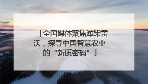 全国媒体聚焦潍柴雷沃，探寻中国智慧农业的“新质密码”