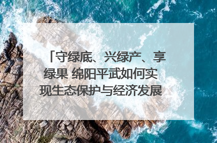 守绿底、兴绿产、享绿果 绵阳平武如何实现生态保护与经济发展双赢？｜新闻发布最前线·深一度