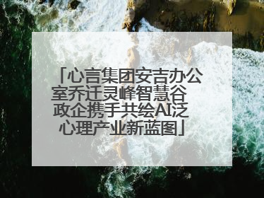 心言集团安吉办公室乔迁灵峰智慧谷 政企携手共绘AI泛心理产业新蓝图