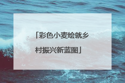 彩色小麦绘就乡村振兴新蓝图