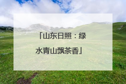 山东日照：绿水青山飘茶香