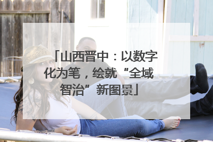 山西晋中：以数字化为笔，绘就“全域智治”新图景