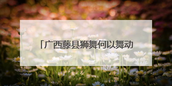 广西藤县狮舞何以舞动世界？海外华文媒体探秘“东方狮王”炼成记