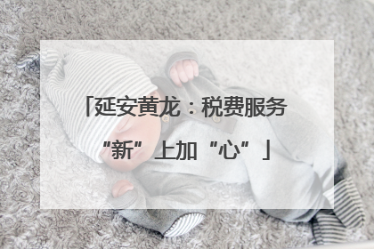 延安黄龙：税费服务“新”上加“心”