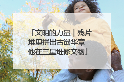 文明的力量｜残片堆里拼出古蜀华章 他在三星堆修文物