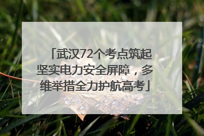 武汉72个考点筑起坚实电力安全屏障，多维举措全力护航高考