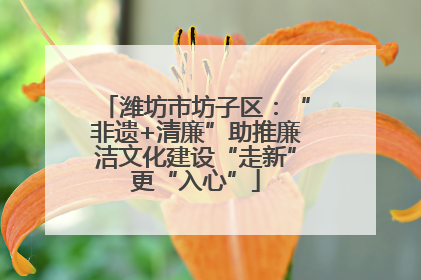 潍坊市坊子区：“非遗+清廉”助推廉洁文化建设“走新”更“入心”