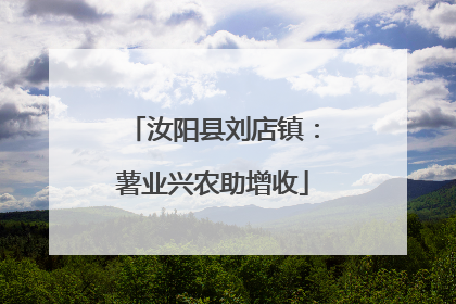 汝阳县刘店镇：薯业兴农助增收