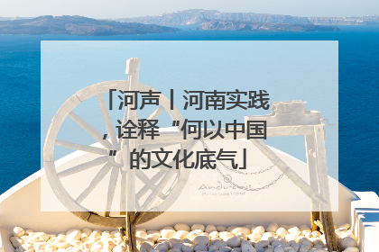 河声丨河南实践，诠释“何以中国”的文化底气