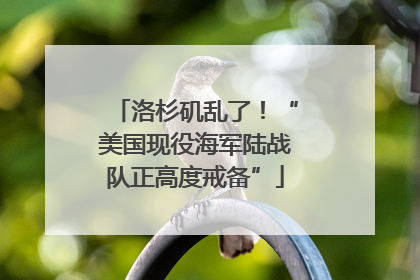 洛杉矶乱了！“美国现役海军陆战队正高度戒备”