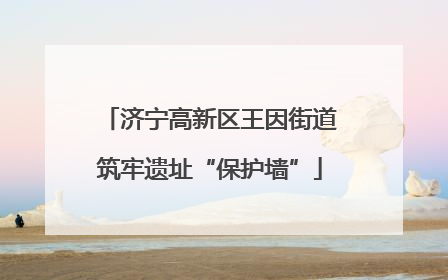 济宁高新区王因街道筑牢遗址“保护墙”