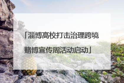 淄博高校打击治理跨境赌博宣传周活动启动