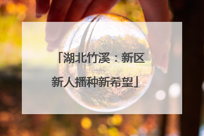 湖北竹溪：新区新人播种新希望
