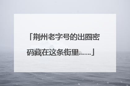 荆州老字号的出圈密码藏在这条街里……