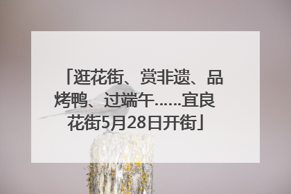 逛花街、赏非遗、品烤鸭、过端午……宜良花街5月28日开街