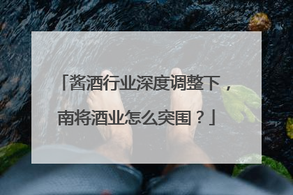 酱酒行业深度调整下，南将酒业怎么突围？