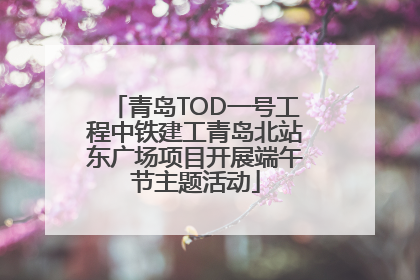 青岛TOD一号工程中铁建工青岛北站东广场项目开展端午节主题活动