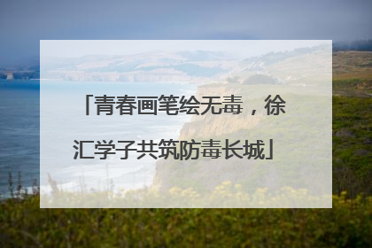 青春画笔绘无毒，徐汇学子共筑防毒长城