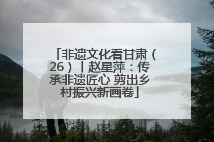 非遗文化看甘肃（26）丨赵星萍：传承非遗匠心 剪出乡村振兴新画卷