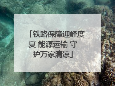 铁路保障迎峰度夏 能源运输 守护万家清凉