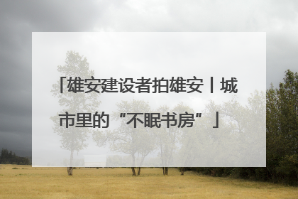 雄安建设者拍雄安丨城市里的“不眠书房”