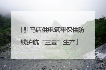 驻马店供电筑牢保供防线护航“三夏”生产