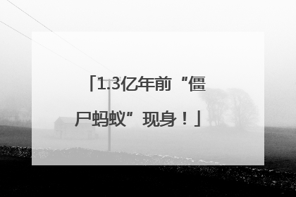 1.3亿年前“僵尸蚂蚁”现身！